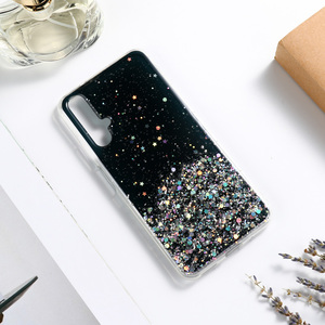 Di lusso Gradiente di Scintillio TPU Trasparente Epossidica Stella Della Copertura Del <span class=keywords><strong>Telefono</strong></span> <span class=keywords><strong>Per</strong></span> <span class=keywords><strong>Huawei</strong></span> <span class=keywords><strong>P30</strong></span> pro - Product Image 3