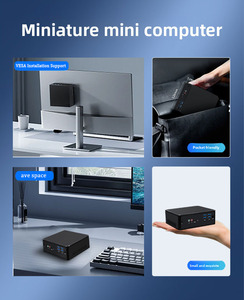 Chơi game Mini PC máy tính 10 I7 10710u dp Loại-C HD DDR4 đa hiển thị HD Win10 2 LAN Ethernet Port x86 hiển thị <span class=keywords><strong>Micro</strong></span> máy tính để bàn PC - Product Image 3