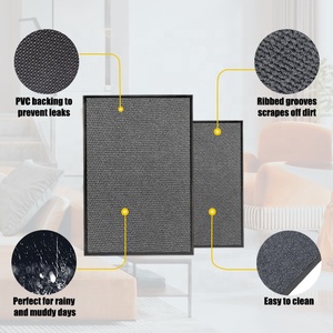 Alfombrillas duraderas de alto tráfico Super Berber High Traffic Ultra-Grip Alfombrilla de entrada trasera Alfombrillas de puerta Precio - Product Image 2