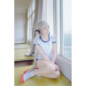 Fale Animation <b>Gymnastics</b> Outfit Women Mid Waist Knitted Breathable Spring Summer Casual Wear - Product Image 3