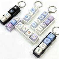 Custom Acrylic Mechanical Keyboard Tactile Keycap Switch Tester Keychain Cartoon Pattern Fidget Toy UV Printing