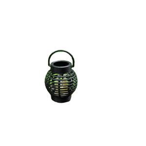 Lanterne <span class=keywords><strong>tempête</strong></span> à bougie <span class=keywords><strong>LED</strong></span> à énergie solaire IP67 treillis creux décoratif de jardin disponible couleur rouge blanc à piles - Product Image 2