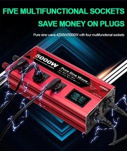 HOULI multi-interface 5kw 12V <span class=keywords><strong>48</strong></span> Volts Dc <span class=keywords><strong>220</strong></span> Volts Ac onduleur générateur à onde sinusoïdale Pure 5kw onduleur - Product Image 3