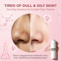 Masque Crème Moussant Auto-foaming OEM ODM à la Niacinamide et au Kaolin Rose pour Nettoyage en Profondeur des Pores, Contrôle du Sébum et Éclaircissement – Tous Types de Peaux