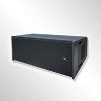 Système de sonorisation VANT H3 Dual 15" Passive Line Array 1200W/4800W Haute puissance, pour intérieur/extérieur, haut-parleur professionnel pour église