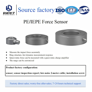 PE Hochpräziser Piezoelektrischer Kraftsensor Wandler Sender Dynamische Stoß- und Quasi-Statische Kraftmessung Überwachung - Product Image 4