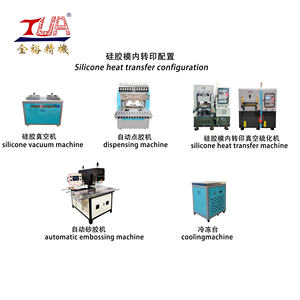 Máquina de transferencia de calor para camisetas con logotipo de etiqueta, máquina para hacer pegatinas de silicona, valcanizador de etiquetas de goma de tamaño pequeño para insignia de tela - Product Image 5