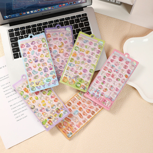 <span class=keywords><strong>Pegatinas</strong></span> 3D con Relieve de Corona de Princesa Rosa con Gemas para Niños, Decoración para Cuadernos, Álbumes y Estuches de Lápices - Product Image 2