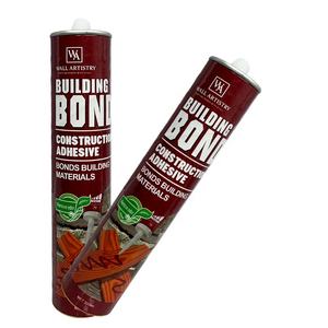 Adhésif silicone transparent beige résistant aux intempéries sans clou pour panneaux muraux, bois, métal, verre, <span class=keywords><strong>carrelage</strong></span>, construction, menuiserie, emballage - Product Image 1