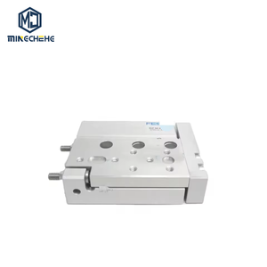 Actionneur linéaire pneumatique SLF-16-20-P-A, cylindre compact avec alésage de 16 mm et course de 20 mm pour systèmes d'automatisation industrielle - Product Image 1
