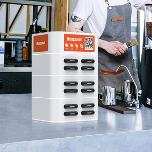 Banco de Energía 4G de 8000 mAh, Estación de Carga Portátil con 12 Ranuras Integradas, Apilable, para Compartir, con Batería de Litio-Polímero - Product Image 3