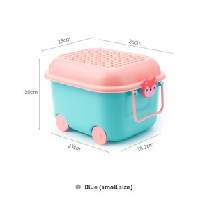 Wholesale Cartoon Pulley <strong>Building</strong> <strong>Block</strong> Box Children's <strong>Toy</strong> Snack Storage Baby Clothing Storage Rectangle Plastic Box Aluminum - Product Image 6