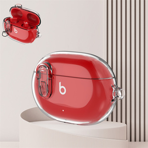 Funda protectora transparente para auriculares duros de PC para <span class=keywords><strong>beats</strong></span> Studio <span class=keywords><strong>buds</strong></span> +/para <span class=keywords><strong>beats</strong></span> Studio <span class=keywords><strong>buds</strong></span>, funda anticaída para auriculares - Product Image 1
