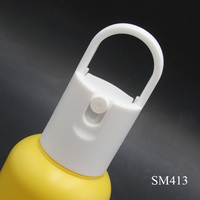 Flacon pulvérisateur rond en plastique PE de 60 ml, portable, pour porte-clés, vide, pour liquide anti-moustiques