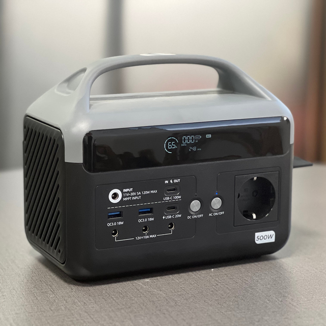 Emergency Energy Storage Supply Solar Generator Battery Backup Emergency Camping Outdoor 500W Portable Power Station