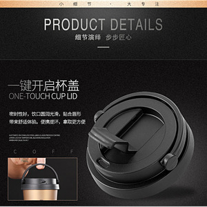Stainless Steel Tumbler 304 Vacuum Insulated Coffee Mug 12-24 Hours Thermal Keep Hot Cold Portable Gift With Logo - Product Image 5