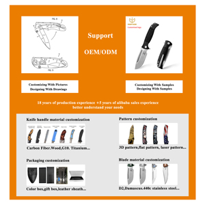 Yeehand Best Selling 3Cr13 Steel <strong>Blade</strong> Camping Foldable Pocket Tactical Folding Knife with Steel Handle - Product Image 6