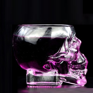 Wholesale <strong>Skulled</strong> Shape <strong>Bottle</strong> Vodka <strong>Bottle</strong> Factory Direct Sales 750ml Spirit Vodka <strong>Glass</strong> <strong>Bottle</strong> for Alcoholic Beverages - Product Image 3