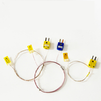 Parche adhesivo para sensor de termopar dedicado para medición de temperatura de superficie, cable de detección de temperatura extremadamente fino