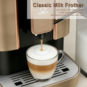 Cafetera con Molinillo Integrado y Dispensador de Leche, Puede Preparar Espresso. Es una Cafetera Casera. - Product Image 5