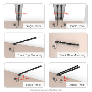 New Design Black <strong>Curtain</strong> <strong>Motor</strong> Automatic <strong>Curtain</strong> Track - Product Image 4