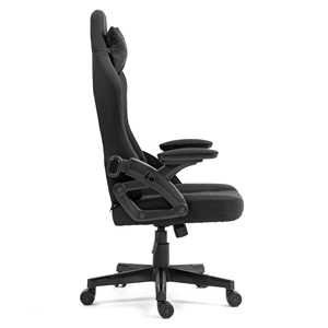 Chaise de jeu inclinable stable avec accoudoirs relevables, design moderne et discret, fonction bascule, idéale pour le bureau, prix abordable - Product Image 5