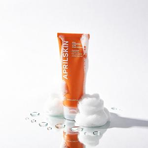 Nettoyant Moussant Anti-Acné April Skin Real Carrotene 120ml Nettoyant Visage Pour Tous Types de Peau - Product Image 1