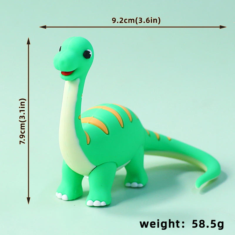 ไดโนเสาร์คอยาวสีเขียวขนาดใหญ่