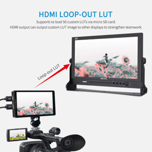 Moniteur <span class=keywords><strong>de</strong></span> terrain pour appareil photo reflex numérique CUT6, 6 pouces FHD 16:9 IPS, luminosité 450 cd/m², 4K pour enregistrement 3G-SDI, <span class=keywords><strong>écran</strong></span> tactile, vente en gros - Product Image 5
