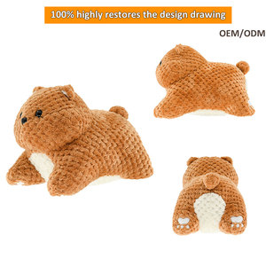 Nuovo prodotto personalizzato giocattolo di peluche etichetta personalizzata morbido e carino piccolo orso bambola occhi di plastica per i bambini - Product Image 3