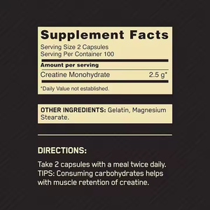 פרטי תווית אישית muscul תוסף בריא <span class=keywords><strong>creatine</strong></span> monohydrate - Product Image 5