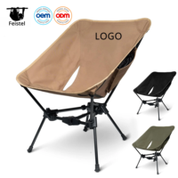 Chaise de camping triangulaire en aluminium pliante pour l'extérieur, légère et portable