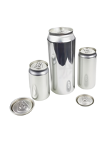 Meilleure vente 250ml 330ml 500ml Bouteille monobloc mince en aluminium standard avec couvercle #200 #202 pour boissons