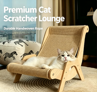 Griffoir pour chat tout-en-un en sisal, résistant à l'usure et aux rayures, avec fonction chaise, canapé et nid pour chat, modèle Toffee, vente en gros