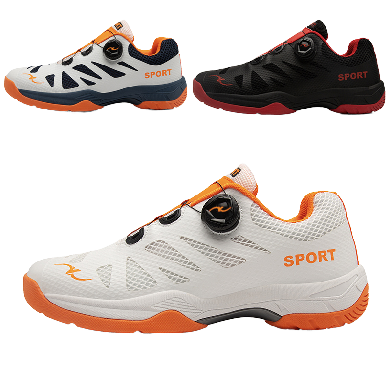 2025 Rotating Button Badminton Shoes Low