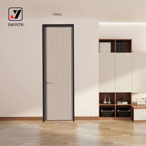 Personalización de fábrica Moren Design Interior Mdf Casa corredera Puertas interiores Interior Simple Puertas de madera modernas Precios - Product Image 3