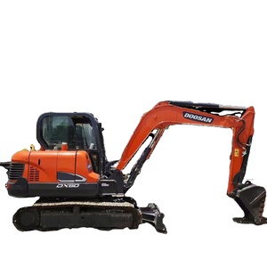 รถขุดตีนตะขาบ Doosan Dx60 มือสองคุณภาพสูง ได้รับการรับรองมาตรฐาน CE ขนาด 6 ตัน ระบบไฮดรอลิก เกรด Tier 3 สำหรับเครื่องยนต์ - Product Image 1