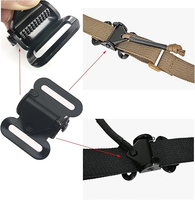 Sangle tactique réglable avec boucle de dégagement rapide pour la chasse, boucle à came à ressort, accessoire de sac en métal