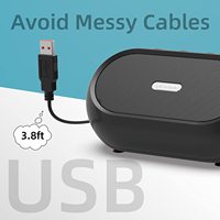Haut-parleurs Usb à bas prix, haut-parleurs externes pour ordinateur Plug-in-Play Usb pour Pc, ordinateur de bureau, ordinateur portable