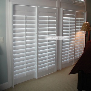 Nổi Tiếng Toàn Cầu PVC Ngang Bi-Fold Cửa Sổ Và Trong Nhà Màn Trập Trồng Cửa Chớp Cho Cửa Trượt - Product Image 6