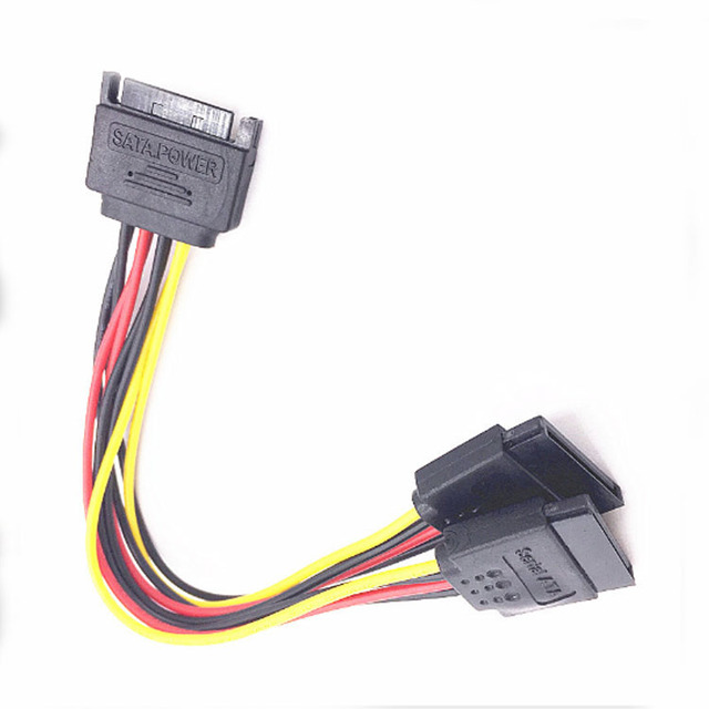 SATA One Point Two Power Cable SATA Hard Disk Power One Point Two Serial Port One to Two Cable
