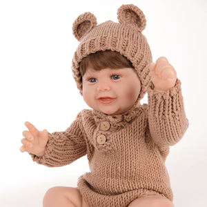 <span class=keywords><strong>Bebe</strong></span> africano recién nacido realista ladrillos personalizados Mini cocina Carro de madera arte hombres marcas <span class=keywords><strong>Reborn</strong></span> silicona bebé muñeca - Product Image 5