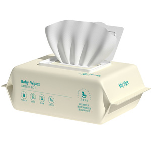 Toallitas húmedas para bebés Sephic, con patrón de perlas engrosadas, para limpiar manos y boca del bebé, paquete de 80 unidades - Product Image 1