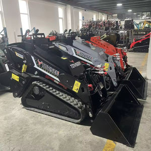 TOVISEN V1000 Mini Skid Steer Loader Diesel Orugas Hidraulica Alto Flujo Mulcher Forestal - Product Image 2
