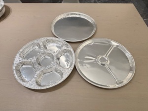 Nhiệm Vụ Nặng Nề 18 ''Vòng Bánh Pizza Pan Cấp Thực Phẩm Lá Foodcontainer Lò An Toàn Nhôm Pie Pan Phục Vụ Hộ Gia Đình Container Cho Nướng - Product Image 4