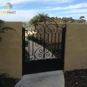 CBMmart Puerta exterior Villas Puertas <span class=keywords><strong>de</strong></span> <span class=keywords><strong>hierro</strong></span> Valla Puertas <span class=keywords><strong>DE</strong></span> PRIVACIDAD Puerta oscilante doble <span class=keywords><strong>para</strong></span> jardín doméstico - Product Image 3