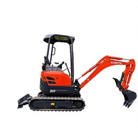 Mini-excavatrice sur chenilles d'occasion, compacte, diesel, machine de terrassement