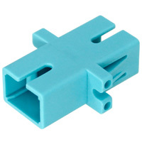 Adaptador de Fibra Óptica SC Simplex SM MM Sin Oreja, Adaptador SCAPC OM1 OM2 OM3 OM4, Conector LC