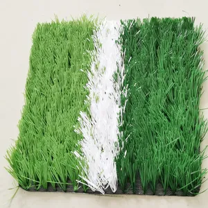 High Durable Bi-Color Artificial Grass Synthetic Turf 2m Roll Width For Outdoor Soccer Fields Football Flexible PP Material