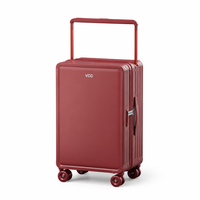 Nouvel ensemble de bagages cabine légers à roulettes TSA 2025, 3 pièces, 4 roues, design simple et élégant